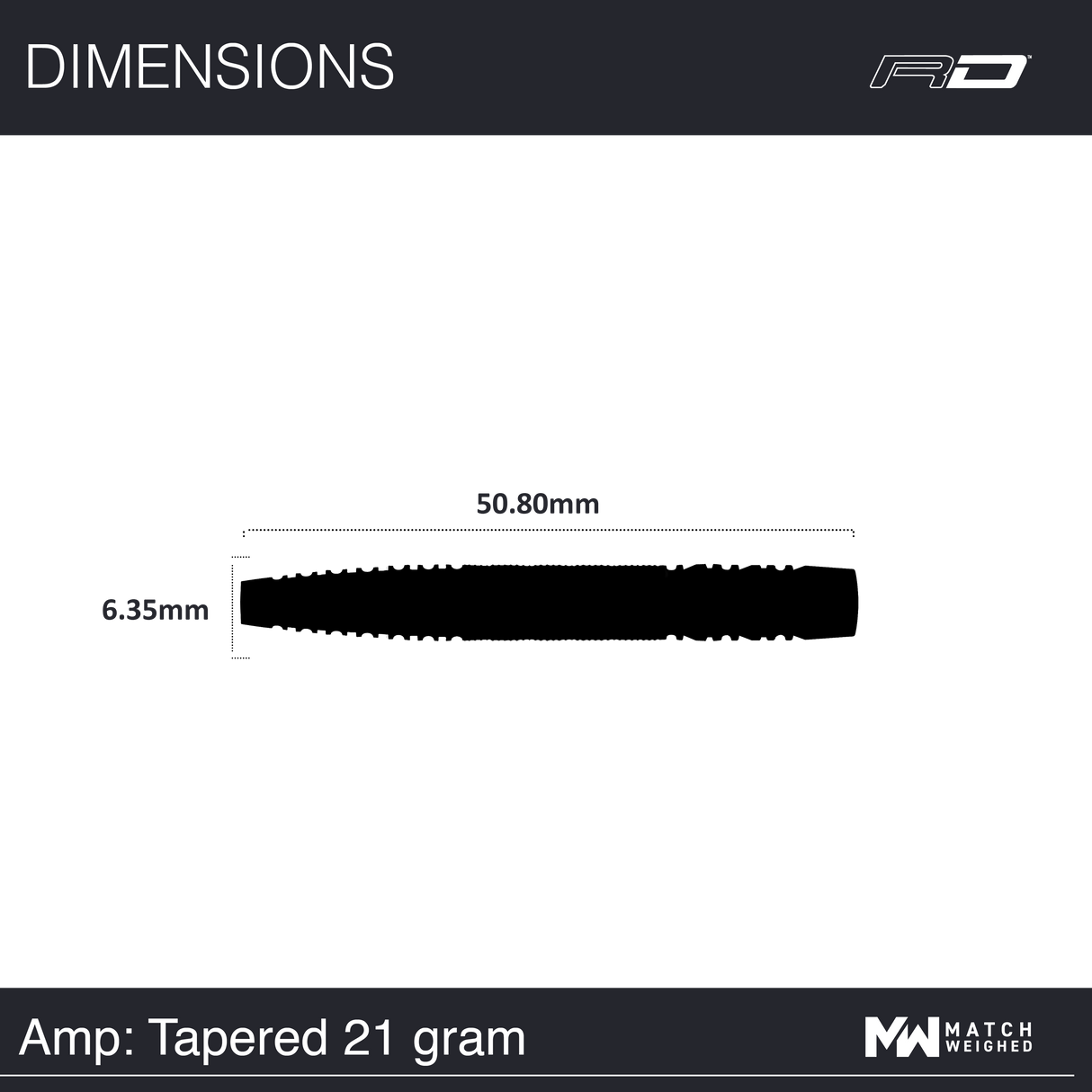 Winmau - Amp Tapered - 90% Tungsten Darts