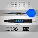 Winmau - Amp Tapered - 90% Tungsten Darts