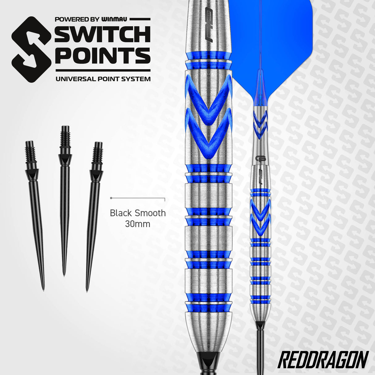 Red Dragon - Gerwyn Price Blue Original - 90% Tungsten Darts (SP)