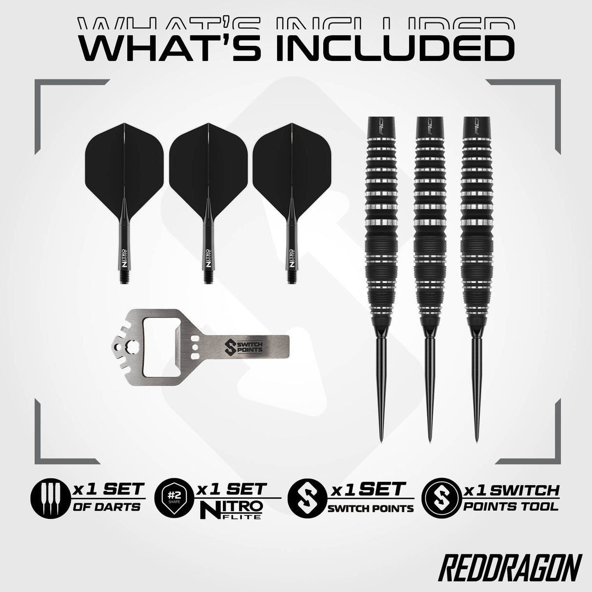 Red Dragon - Sable 03 Bomb - 90% Tungsten Darts (SP)