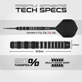 Red Dragon - Sable 01 Parallel - 90% Tungsten Darts (SP)