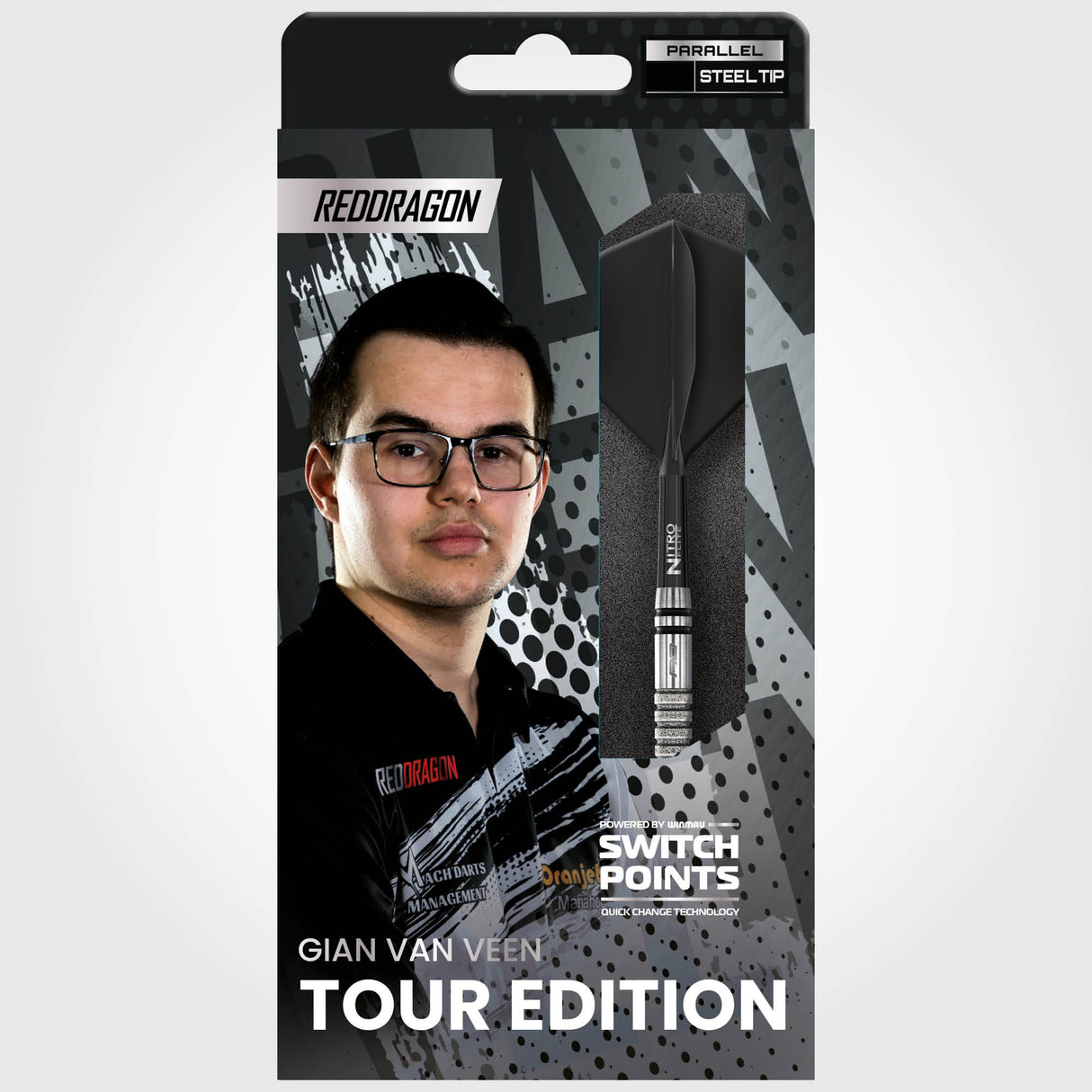 Red Dragon - Gian Van Veen Tour Edition - 90% Tungsten Darts (SP)
