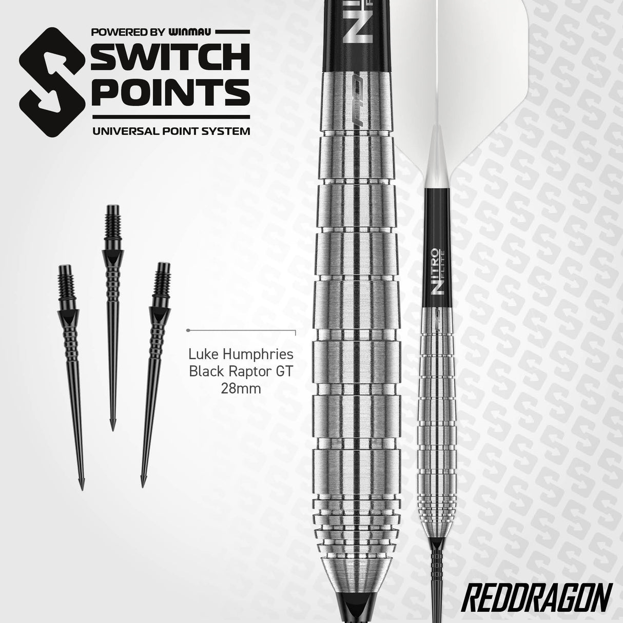 Red Dragon - Luke Humphries TX1 Pioneer - 90% Tungsten Darts (SP)