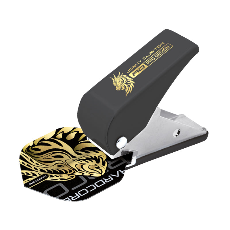 Red Dragon Jonny Clayton branded dart flight hole punch