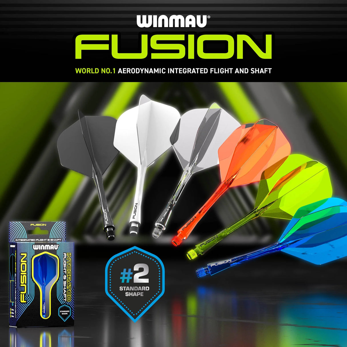 Winmau - Fusion Flight System No.2 (6 Colours)