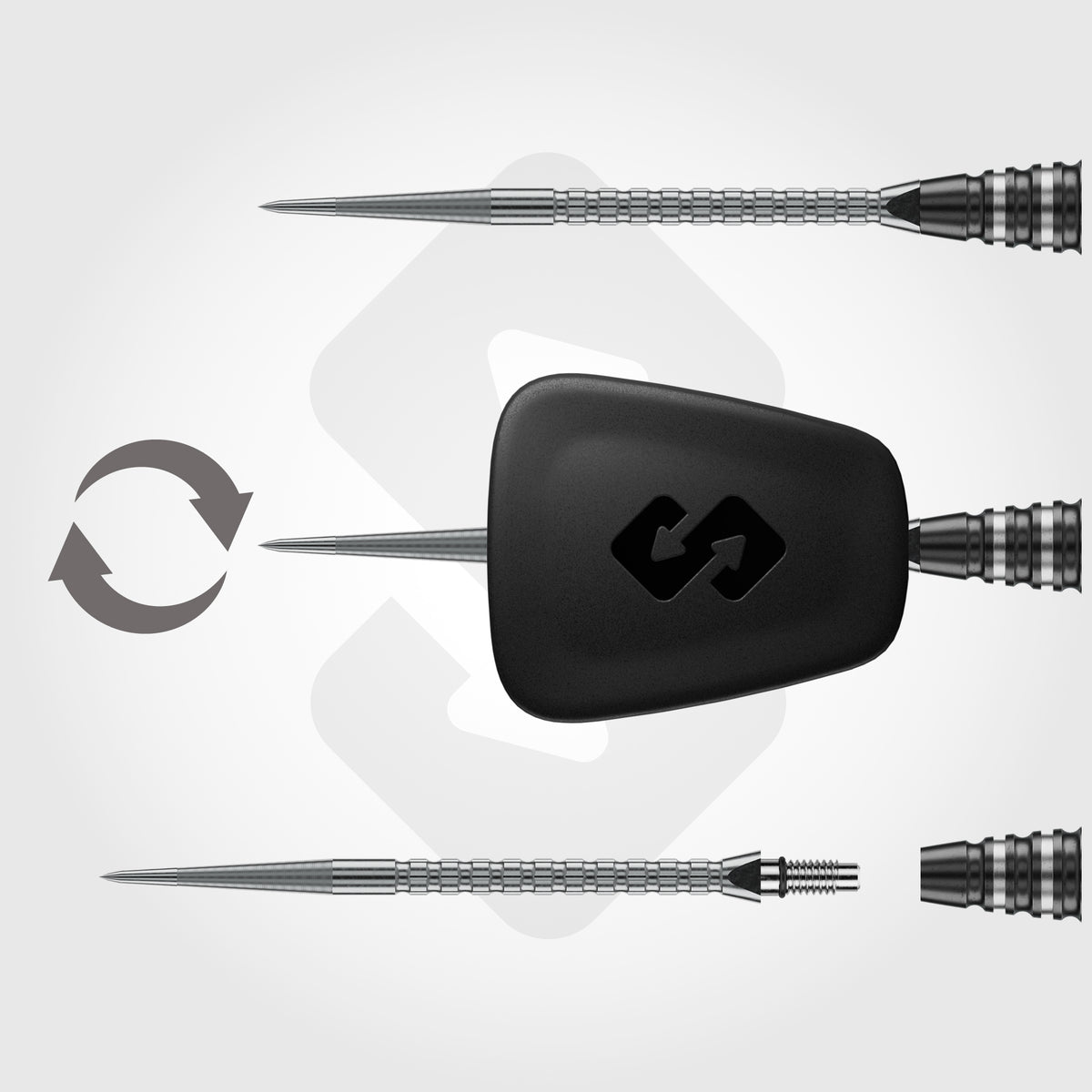 Winmau Switch Point tool changing a point on the Jonny Clayton RD-Pro dart