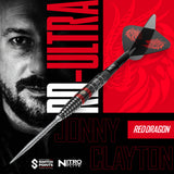 Jonny Clayton RD-Ultra player panel showing the Ferret with the RD-Ultra dart