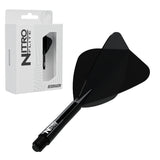 Red Dragon Nitro Flite Kite medium with black stem and black flight, with retail packaging