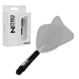 Red Dragon Nitro Flite Kite medium with black stem and clear flight, with retail packaging