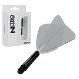 Red Dragon Nitro Flite Kite short with black stem and clear flight, with retail packaging