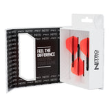 Red Dragon Nitro Flite No.6 presentation box open showing the flights