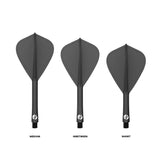 Shot Flight Deck Kite - Short, In-Between and Medium size comparison