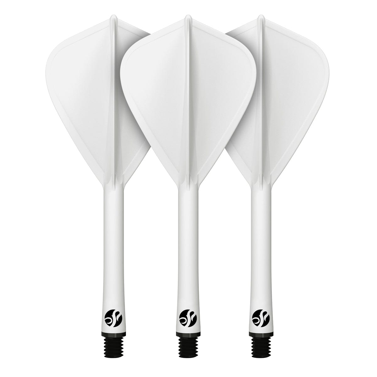 Shot Flight Deck Kite - White flights and shafts