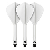 Shot Flight Deck Kite - White flights and shafts