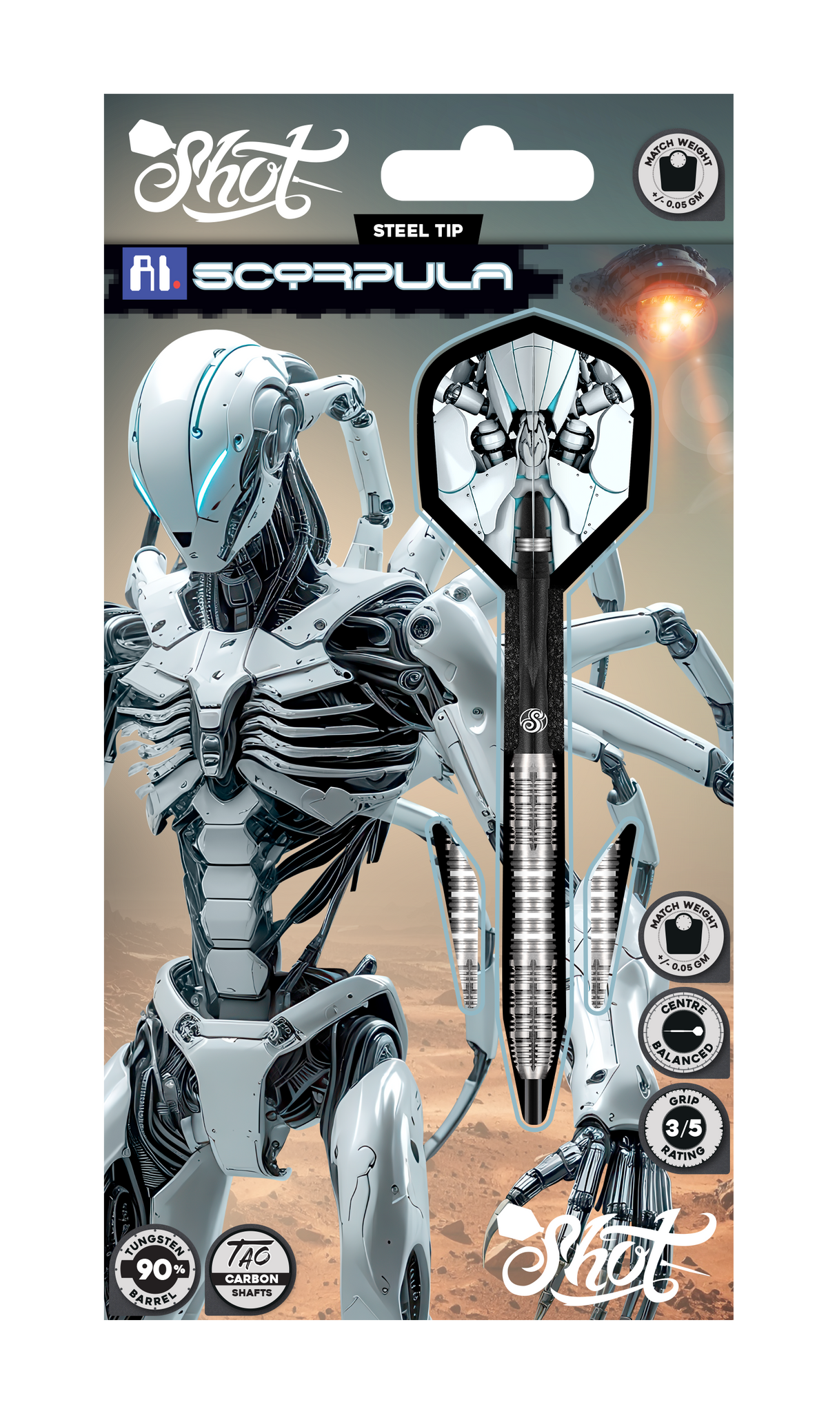 Shot - AI Scorpula - 90% Tungsten Darts