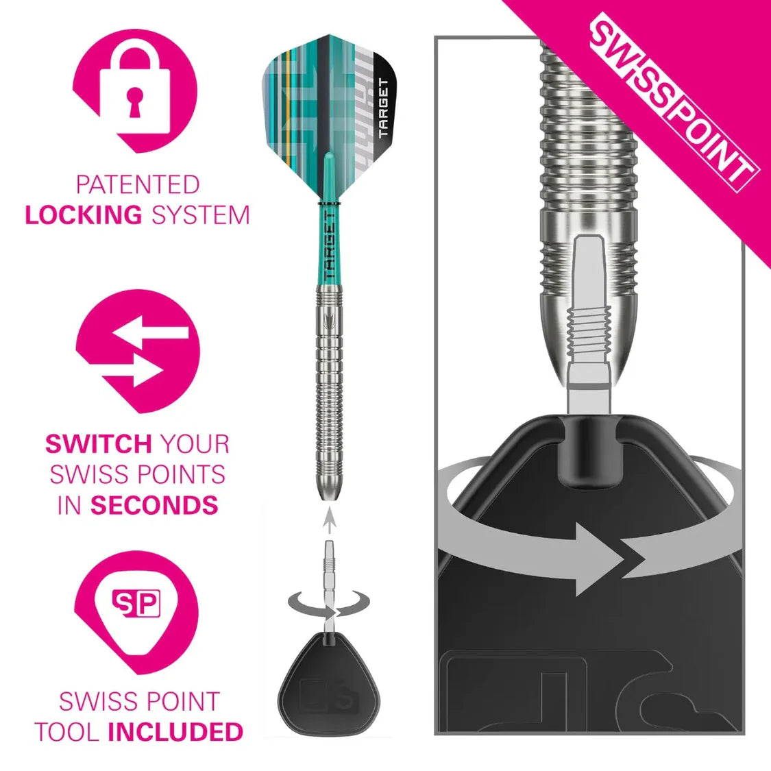 Target - Hydro 03 - 90% Tungsten Darts (SP)