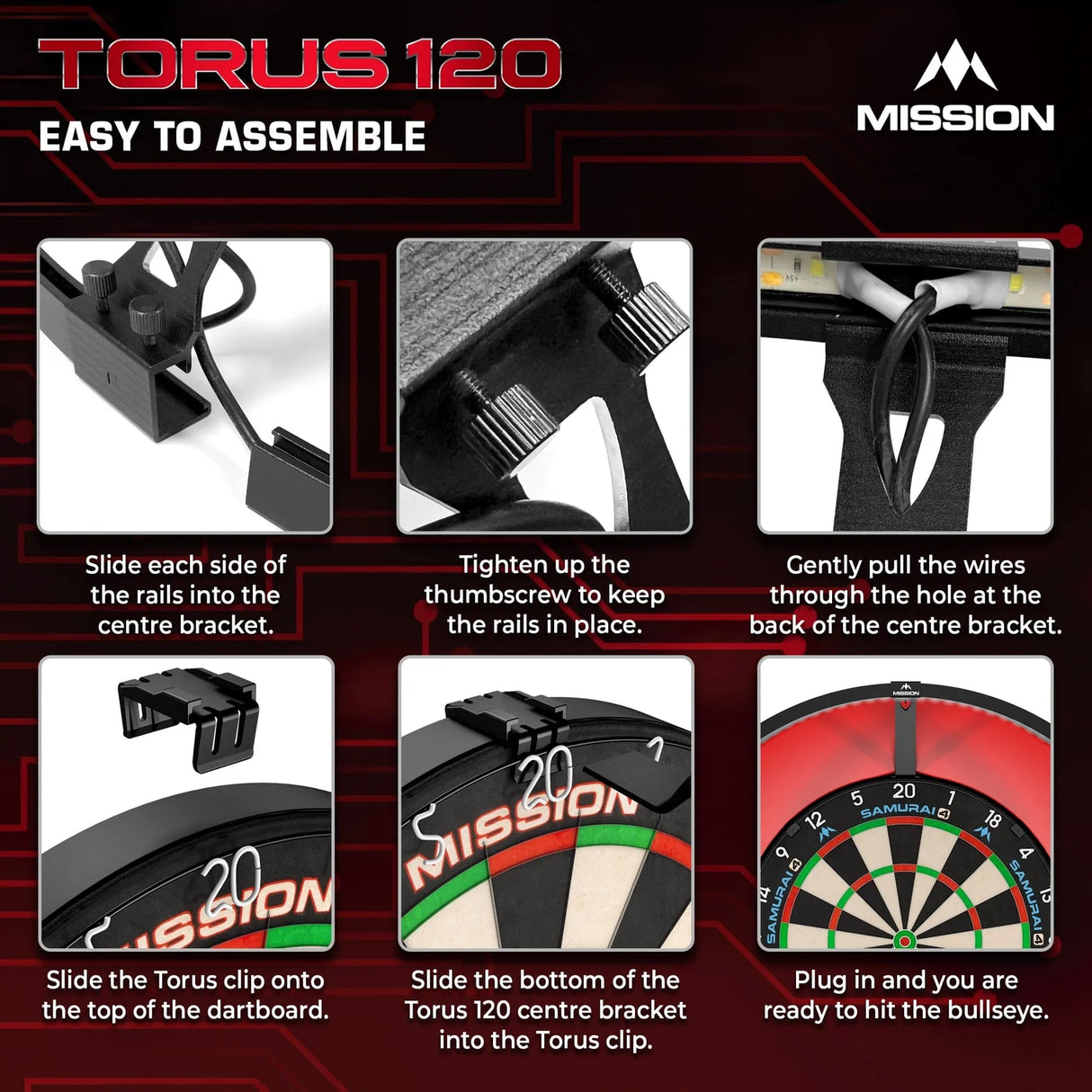 Mission - Torus 120 Dartboard Light