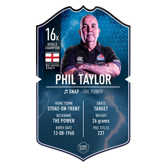Ultimate Darts - Phil Taylor Card