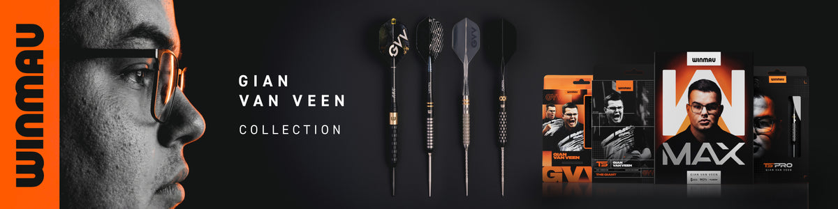Winmau Gian van Veen collection darts 4:1 web banner