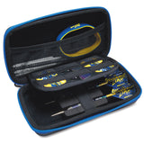 Luke Humphries Super Tour darts case open with a set of darts and accessories inside