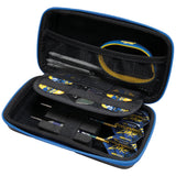 Angled view of the open Luke Humphries Super Tour darts case