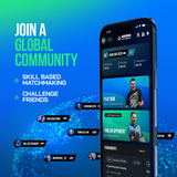 Autodarts global online community with skill-based matchmaking and challenge friends