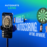 Autodarts Lens mobile autoscoring, anytime and anywhere, using a phone camera pointed at the dartboard