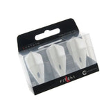 L-Style L8 Pro Bullet Flights - White, packaging
