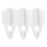 L-Style L8 Pro Bullet Flights - White, set of three
