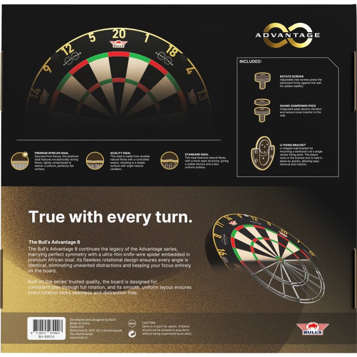 Bull's NL - Advantage 8 Professional Dartboard