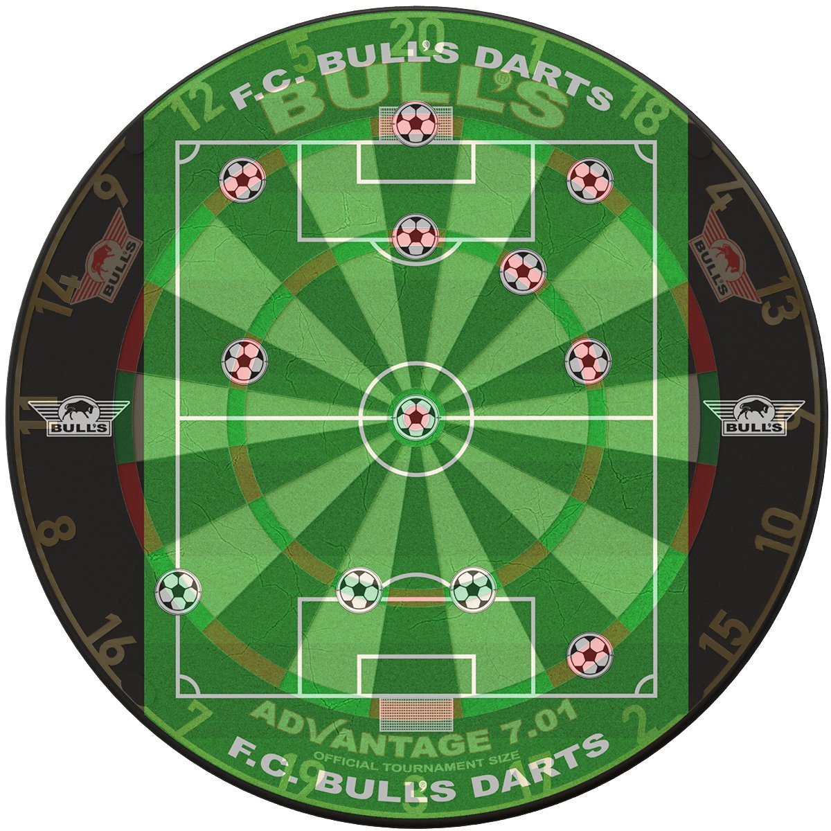 Bull's NL - Game Board Football Dartboard
