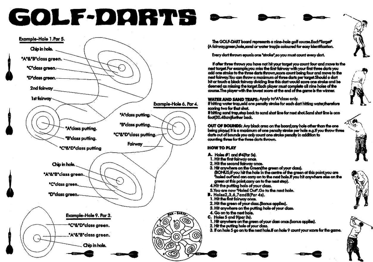 Bull's NL - Game Board Golf Dartboard