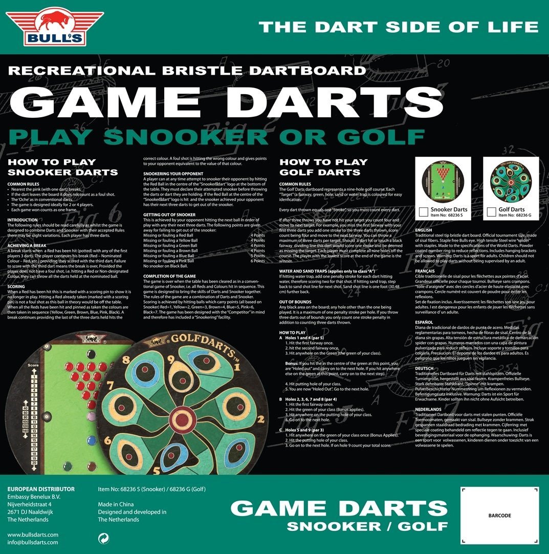 Bull's NL - Game Board Golf Dartboard