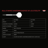 Bull's NL - Mario Vandenbogaerde E3 - 90% Tungsten Darts