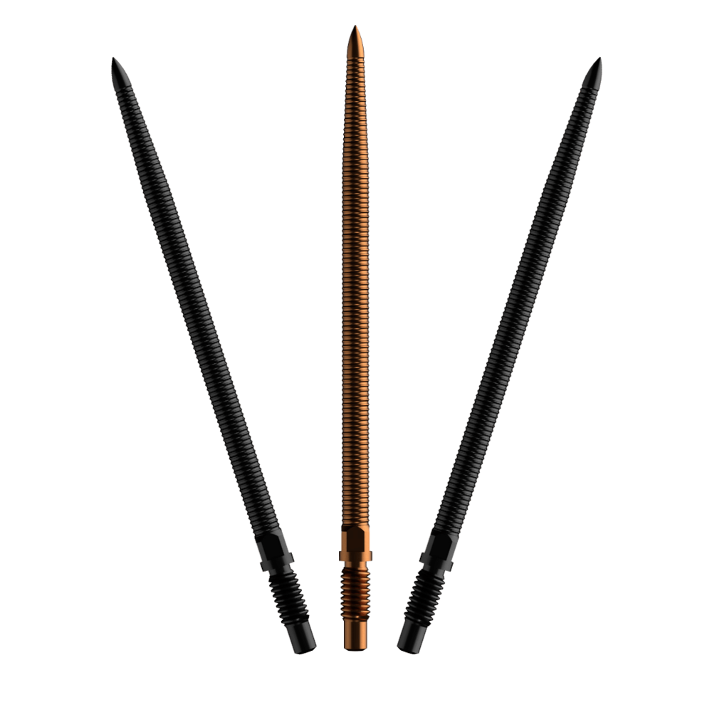 Bull's NL CP Micro Grip Convertible Points in Bronze and Black