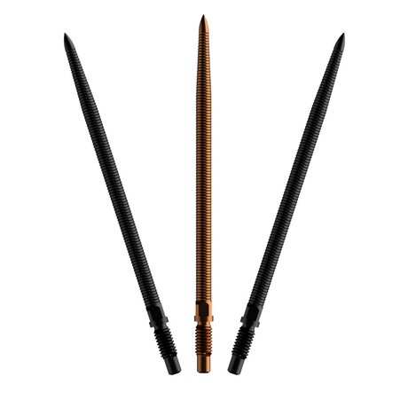 Bull's NL CP Micro Grip Convertible Points in Bronze and Black