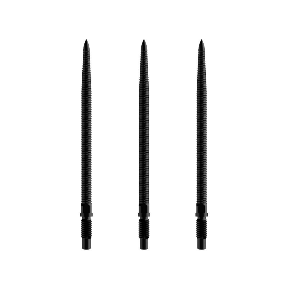 Bull's NL CP Micro Grip Convertible Points - Black 36mm