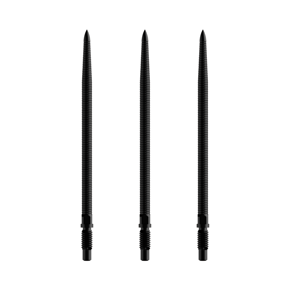 Bull's NL CP Micro Grip Convertible Points - Black 40mm