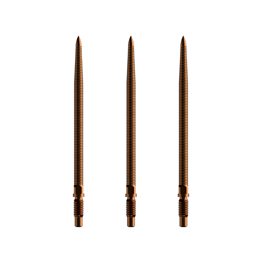 Bull's NL CP Micro Grip Convertible Points - Bronze 36mm