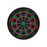 Bull's NL Advantage Black Dart Dock - top down view of the miniature sisal dartboard face