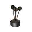 Bull's NL Advantage Black Dart Dock - mini sisal dartboard darts display stand