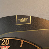 Close-up of the gold Bull's crest detail on the Advantage 8 surround