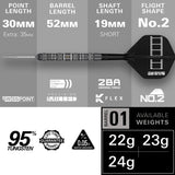 Target - Chris Dobey 95K - 95% Tungsten Darts (SP)