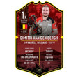 Ultimate Darts Dimitri Van Den Bergh Card - 37 x 25 cm collectible