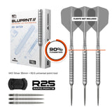 Mission BLUPRNT SKTCH 90% tungsten darts - set with packaging, barrels, points and grip rating