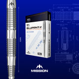 Mission BLUPRNT DSGND 90% tungsten darts - packaging artwork