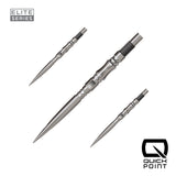 Harrows Axis Elite Series Quick Points in silver, 30mm, set of three