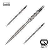 Harrows Axis Elite Series Quick Points in silver, 40mm, set of three