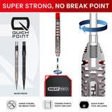 Harrows Quick Point system on the Damon Heta Geo with no break point Micro Ridge points and point tool