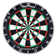 Full dartboard top-down view showing Quadro 240 scoring, distinct colored segments, and numbers for darts players